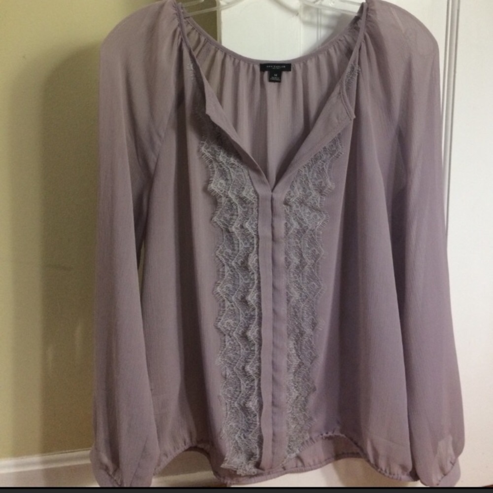 Ann Taylor sheer and loose top